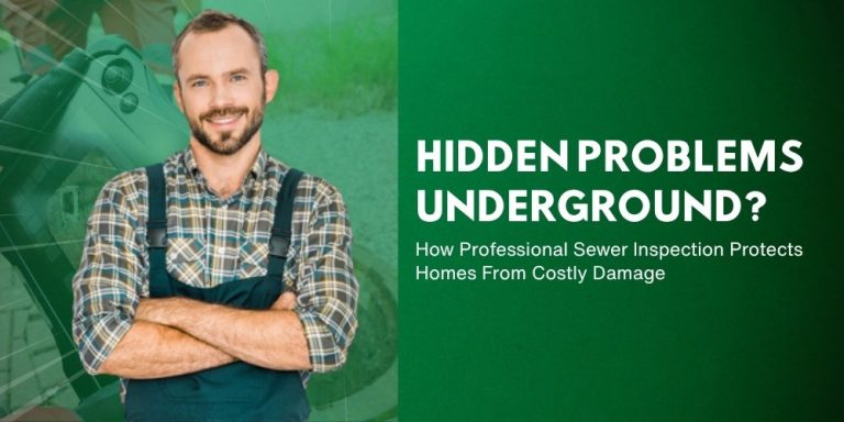 Hidden Problems Underground? How Professional Sewer Inspection Protects Homes From Costly Damage