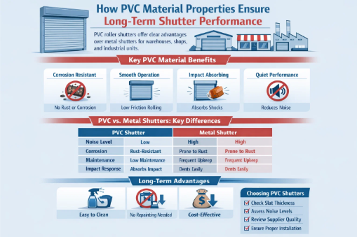How PVC Material Properties Ensure Long-Term Shutter Performance